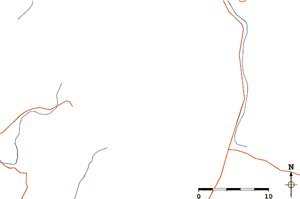 Roads and rivers around Quetrupillán