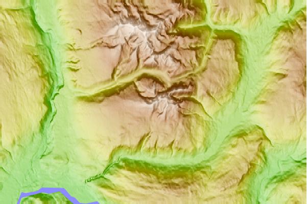 Surf breaks located close to Raft Mountain