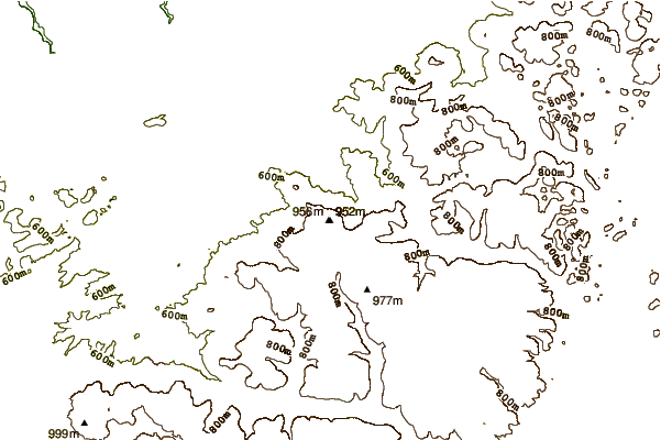 Mountain peaks around Raichberg