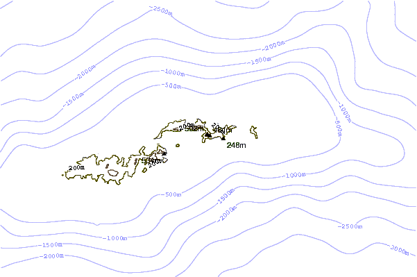 Mountain peaks around Rainmaker Mountain