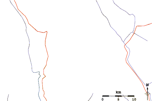 Roads and rivers around Rajrambha