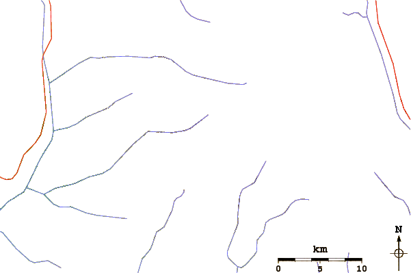 Roads and rivers around Ramdung