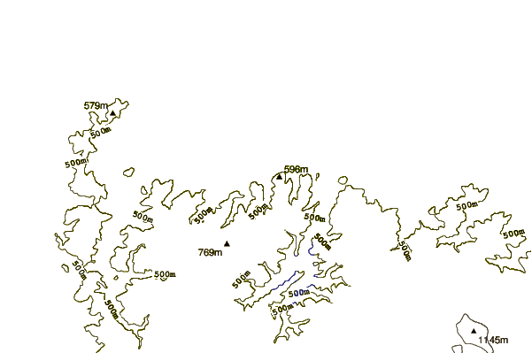 Mountain peaks around Rammelsberg