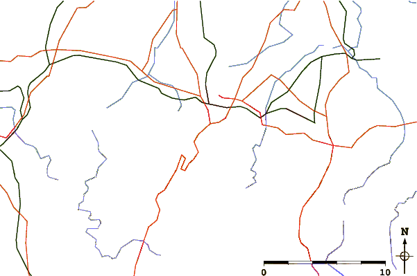 Roads and rivers around Rammelsberg