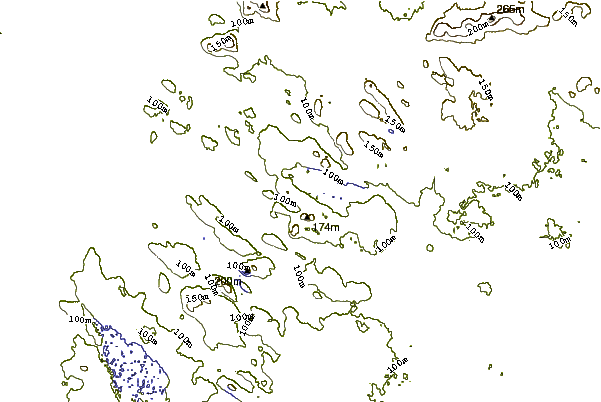 Mountain peaks around Randoon