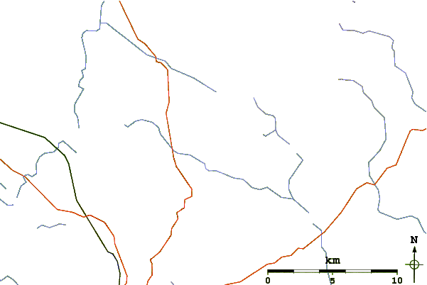 Roads and rivers around Randoon