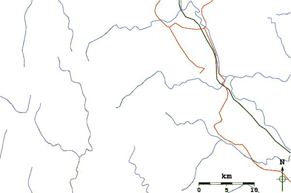 Roads and rivers around Rao Co