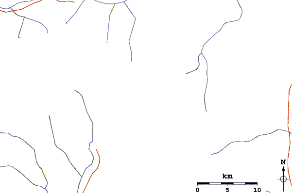 Roads and rivers around Ratna Chuli