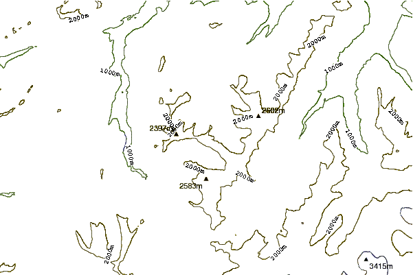 Mountain peaks around Rauflihorn