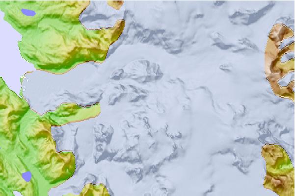 Surf breaks located close to Reclus (volcano)