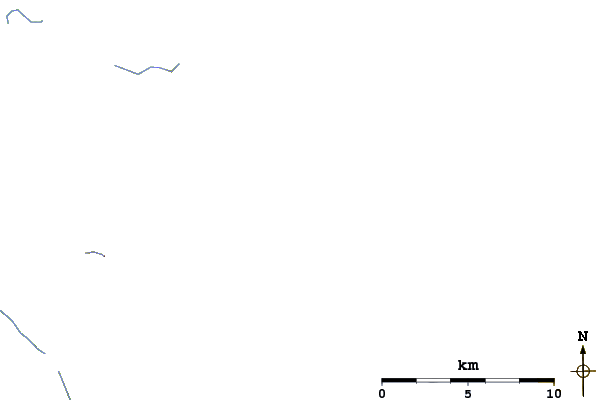 Roads and rivers around Reclus (volcano)