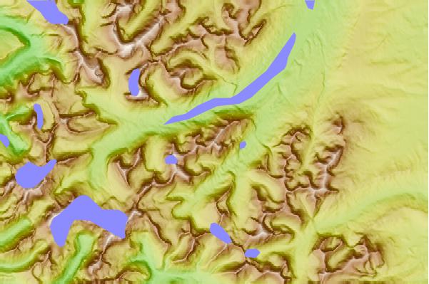 Surf breaks located close to Red Eagle Mountain