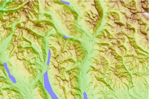 Surf breaks located close to Red Mountain (Cascades)