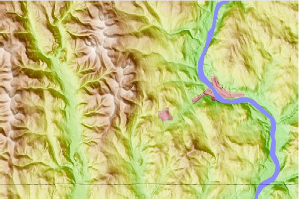 Surf breaks located close to Red Mountain (Rossland)