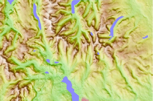 Surf breaks located close to Red Screes