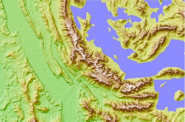 Surf breaks located close to Redtop Peak