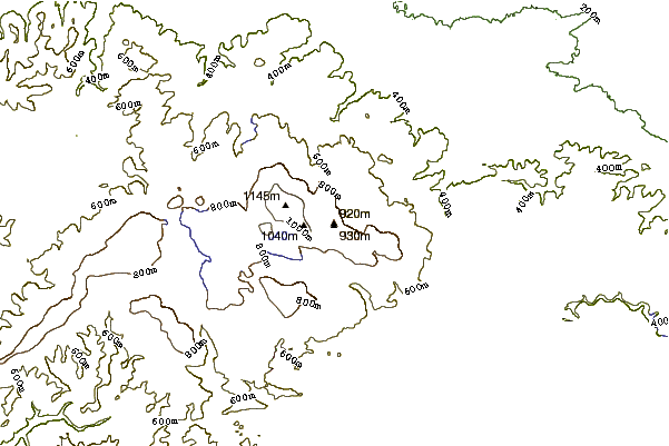 Mountain peaks around Renneckenberg