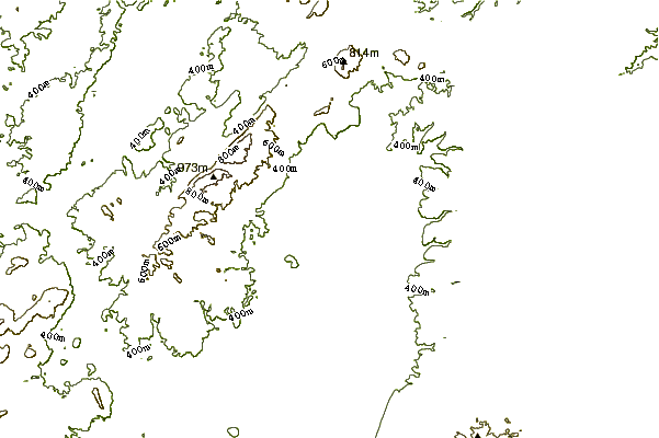 Mountain peaks around Reporoa caldera