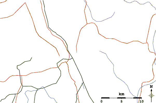 Roads and rivers around Resegone