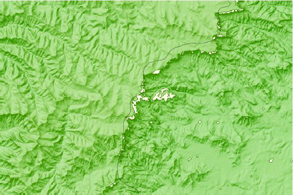 Surf breaks located close to Rhino Peak