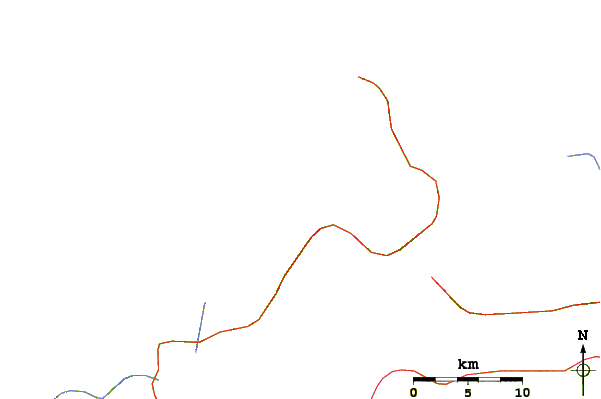 Roads and rivers around Riang Kotang