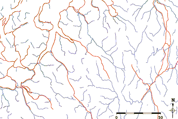 Roads and rivers around Ridnitsohkka