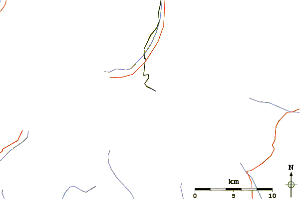 Roads and rivers around Riffelhorn