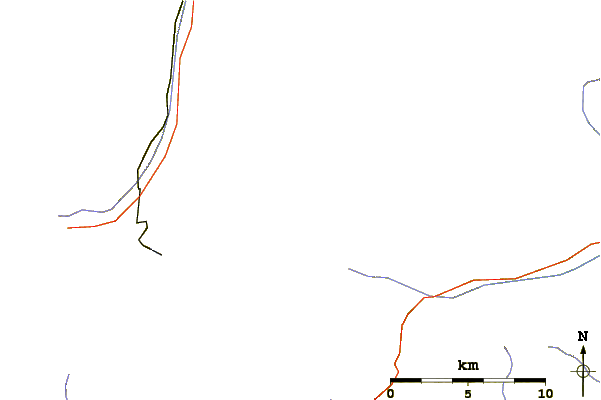 Roads and rivers around Rimpfischhorn