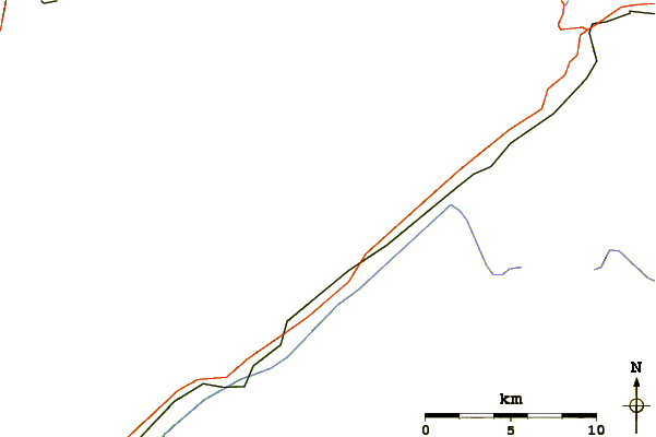 Roads and rivers around Risihorn