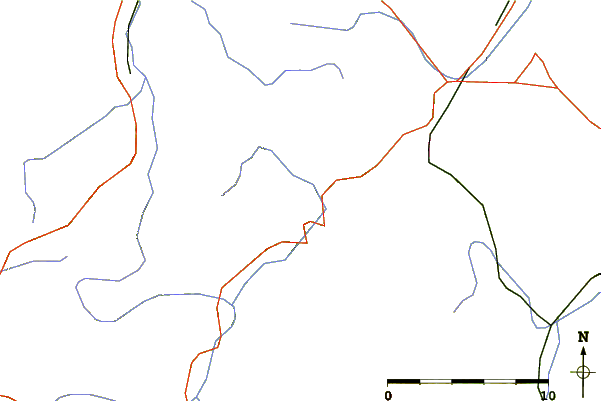 Roads and rivers around Ristfeuchthorn