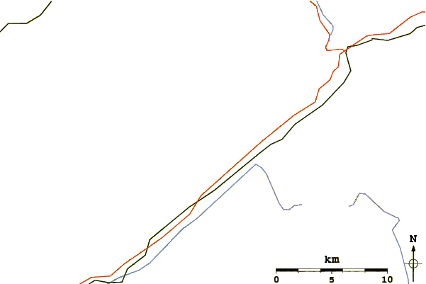 Roads and rivers around Ritzihorn