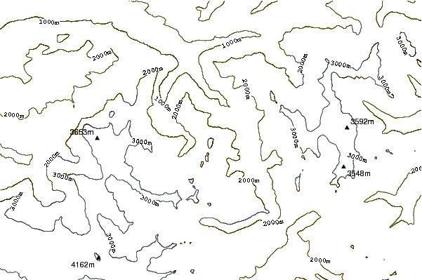 Mountain peaks around Ritzlihorn