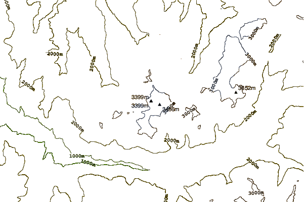 Mountain peaks around Roc des Saints Pères