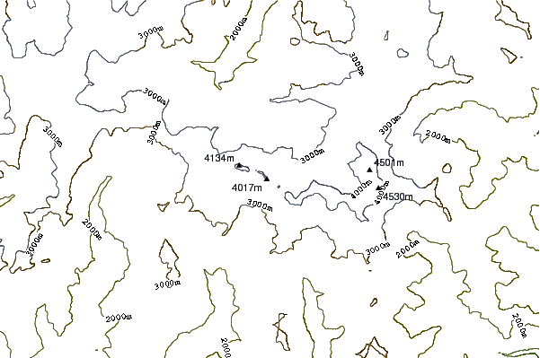 Mountain peaks around Roccia Nera