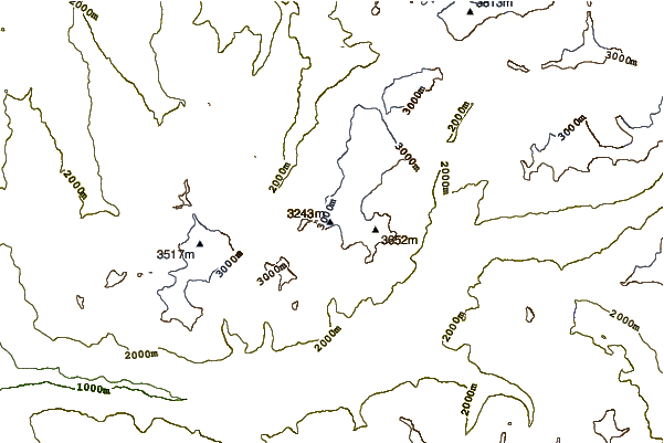 Mountain peaks around Roche Chevrière