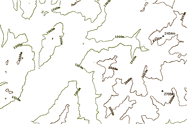 Mountain peaks around Roche Pourrie