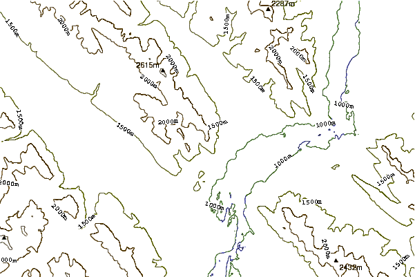 Mountain peaks around Roche Ronde