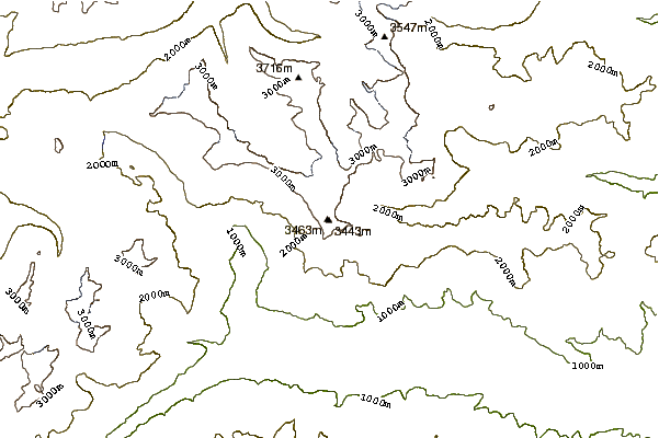 Mountain peaks around Rochemelon