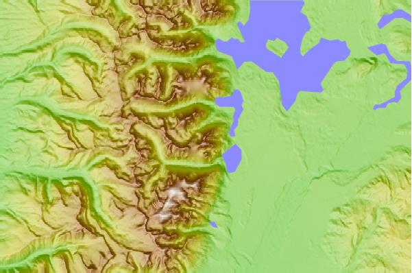 Surf breaks located close to Rockchuck Peak