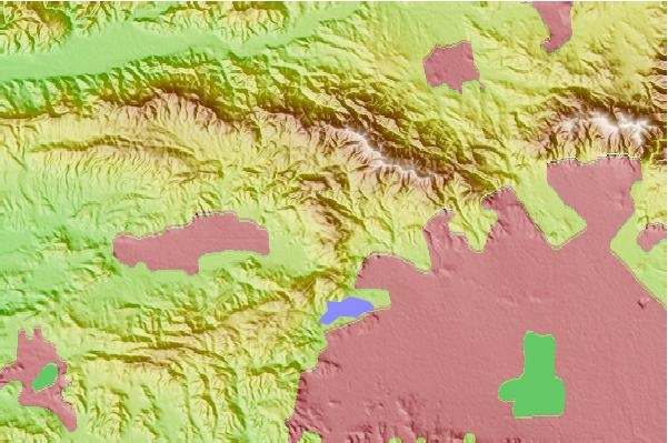 Surf breaks located close to Rocky Peak