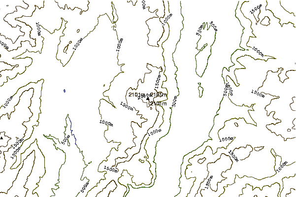 Mountain peaks around Roen