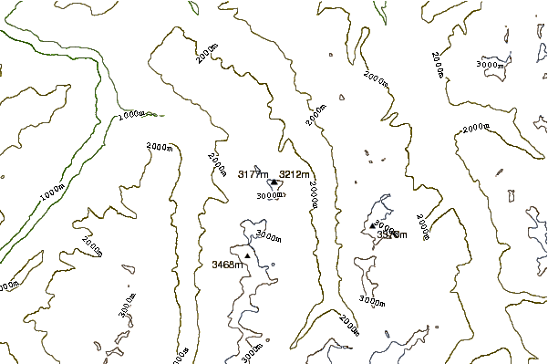 Mountain peaks around Rofelewand