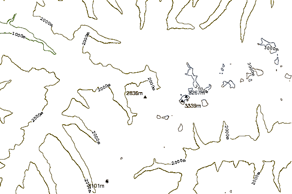 Mountain peaks around Roggenhorn