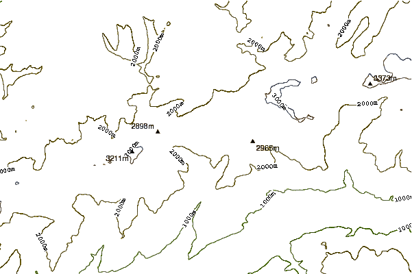 Mountain peaks around Rohrbachstein