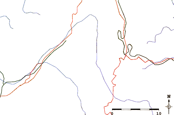 Roads and rivers around Rohrhardsberg