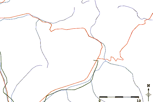 Roads and rivers around Roignais