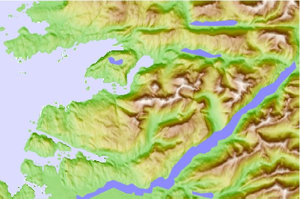 Surf breaks located close to Rois-bheinn