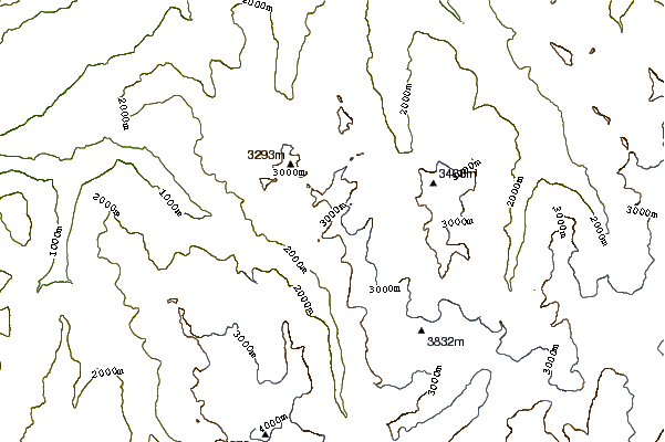 Mountain peaks around Rosablanche