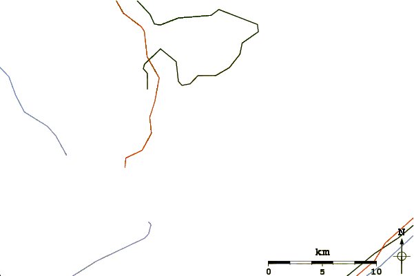 Roads and rivers around Rottalhorn