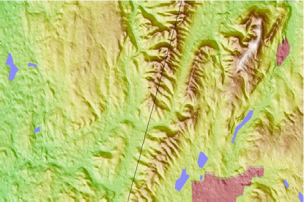 Surf breaks located close to Rounds Mountain